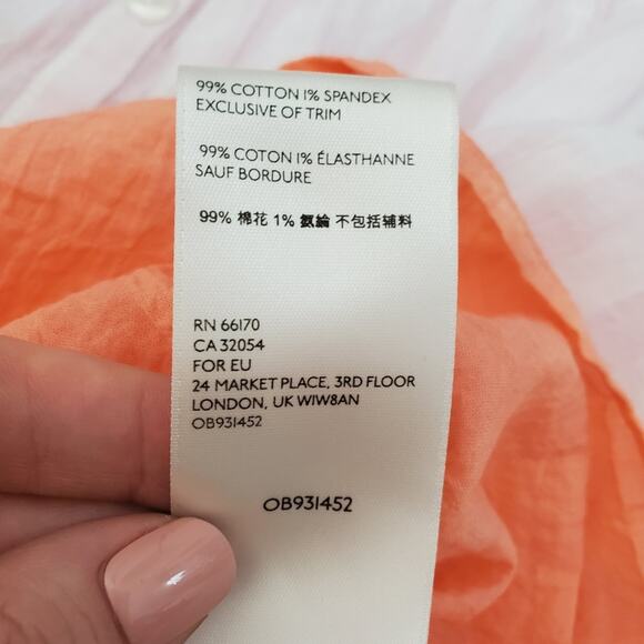 Free People | Little Bit of Something Ombre Crop Oversized Babydoll Top - Picture 5 of 5